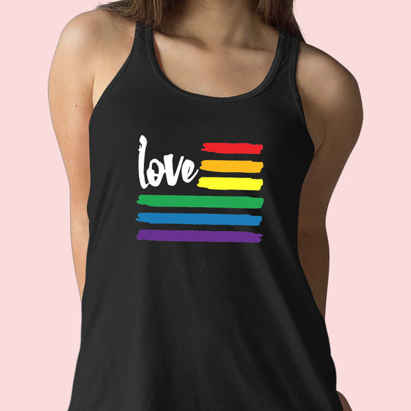 Love Flag Ladies Tank